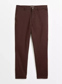 Brown Straight Leg Core Chino Trousers44L -The Sleek Ward Sales tuc143604371 Brown R Z003A