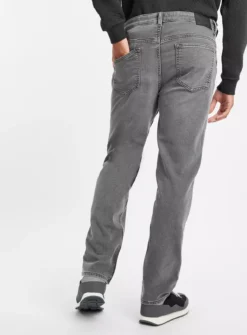 Ultimate Comfort Grey Straight Leg Jeans36L -The Sleek Ward Sales tuc143606368 Grey R Z005A 1
