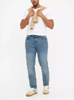 Light Wash Denim Slim Fit Jeans 40S