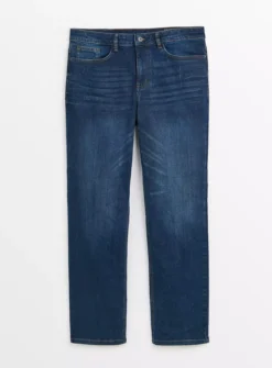 Dark Wash Denim Straight Leg Jeans32R -The Sleek Ward Sales tuc143611925 Dark20Denim R Z003A 1