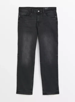 Black Washed Straight Leg Denim Jeans40R -The Sleek Ward Sales tuc143614739 Black R Z003A