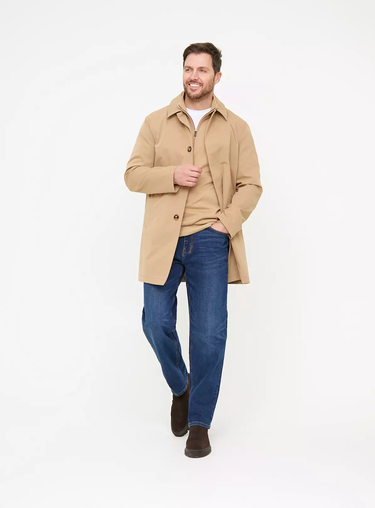 Dark Denim Relaxed Straight Leg Jeans 42R 6 Dark Denim Relaxed Straight Leg Jeans 42R - Image 4