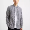 FRENCH CONNECTION Gingham Shirt M -The Sleek Ward Sales tuc143637341 Navy R Z001A