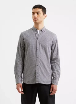 FRENCH CONNECTION Gingham Shirt XXL -The Sleek Ward Sales tuc143637341 Navy R Z004A 1