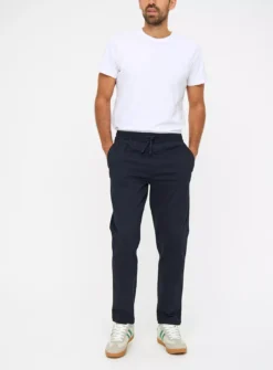 Black Straight Leg Pull On Chinos M -The Sleek Ward Sales tuc143637851 Black R Z001A