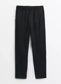 Black Straight Leg Pull On Chinos M -The Sleek Ward Sales tuc143637851 Black R Z003A