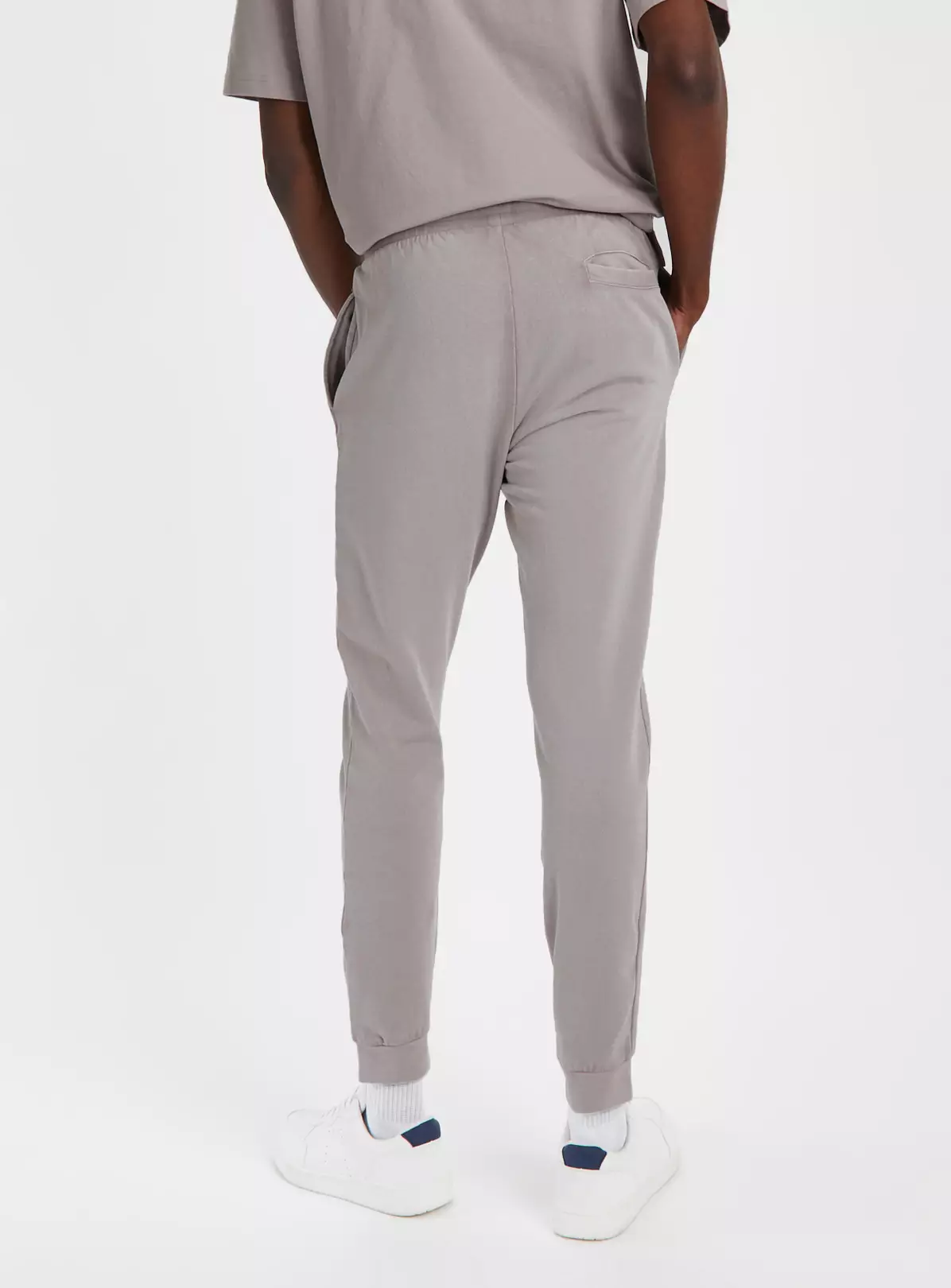 Grey Core Cuffed Joggers S 4 Grey Core Cuffed Joggers S - Image 2