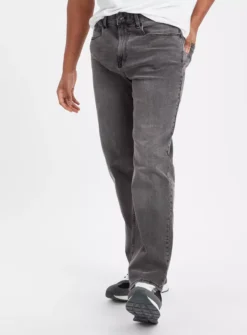Grey Flexi Stretch Straight Leg Jeans36S -The Sleek Ward Sales tuc143655194 Grey R Z002A