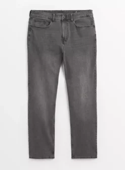 Grey Flexi Stretch Straight Leg Jeans36S -The Sleek Ward Sales tuc143655194 Grey R Z003A
