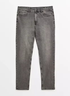 Grey Flexible Stretch Slim Fit Jeans38L -The Sleek Ward Sales tuc143655872 Grey R Z003A