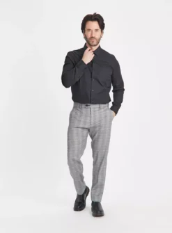 Black Regular Fit Formal Shirt 2 Pack 14 -The Sleek Ward Sales tuc143663661 Black R Z003A