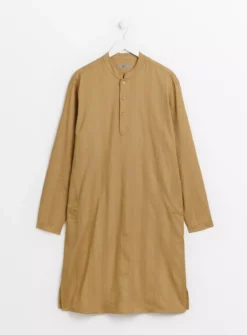 Gold Striped Cotton Kurta XXXXL