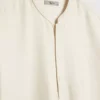 Ecru Textured Cotton Kurta L -The Sleek Ward Sales tuc143680816 Cream R Z004A 1