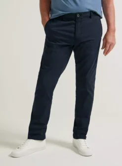 UNION WORKS Navy Straight Leg Chino Trousers40R -The Sleek Ward Sales tuc143728082 Navy R Z002A