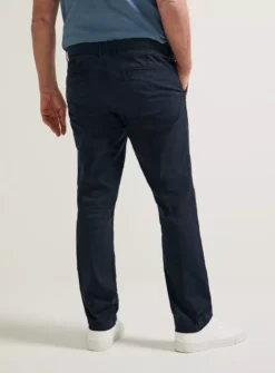 UNION WORKS Navy Straight Leg Chino Trousers38L -The Sleek Ward Sales tuc143728082 Navy R Z004A 1