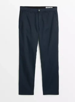 UNION WORKS Navy Straight Leg Chino Trousers38L -The Sleek Ward Sales tuc143728082 Navy R Z005A 1