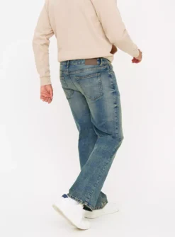 Mid Green Bootcut Jeans 40R