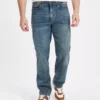 Green Tint Denim Straight Leg Jeans 40S -The Sleek Ward Sales tuc143737536 Mid20Denim R Z001A 1