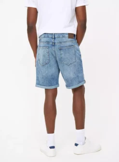 Mid Wash Denim Shorts 44
