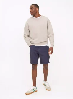 Navy Garment Dye Denim Shorts 40 -The Sleek Ward Sales tuc143756681 Navy R Z002A