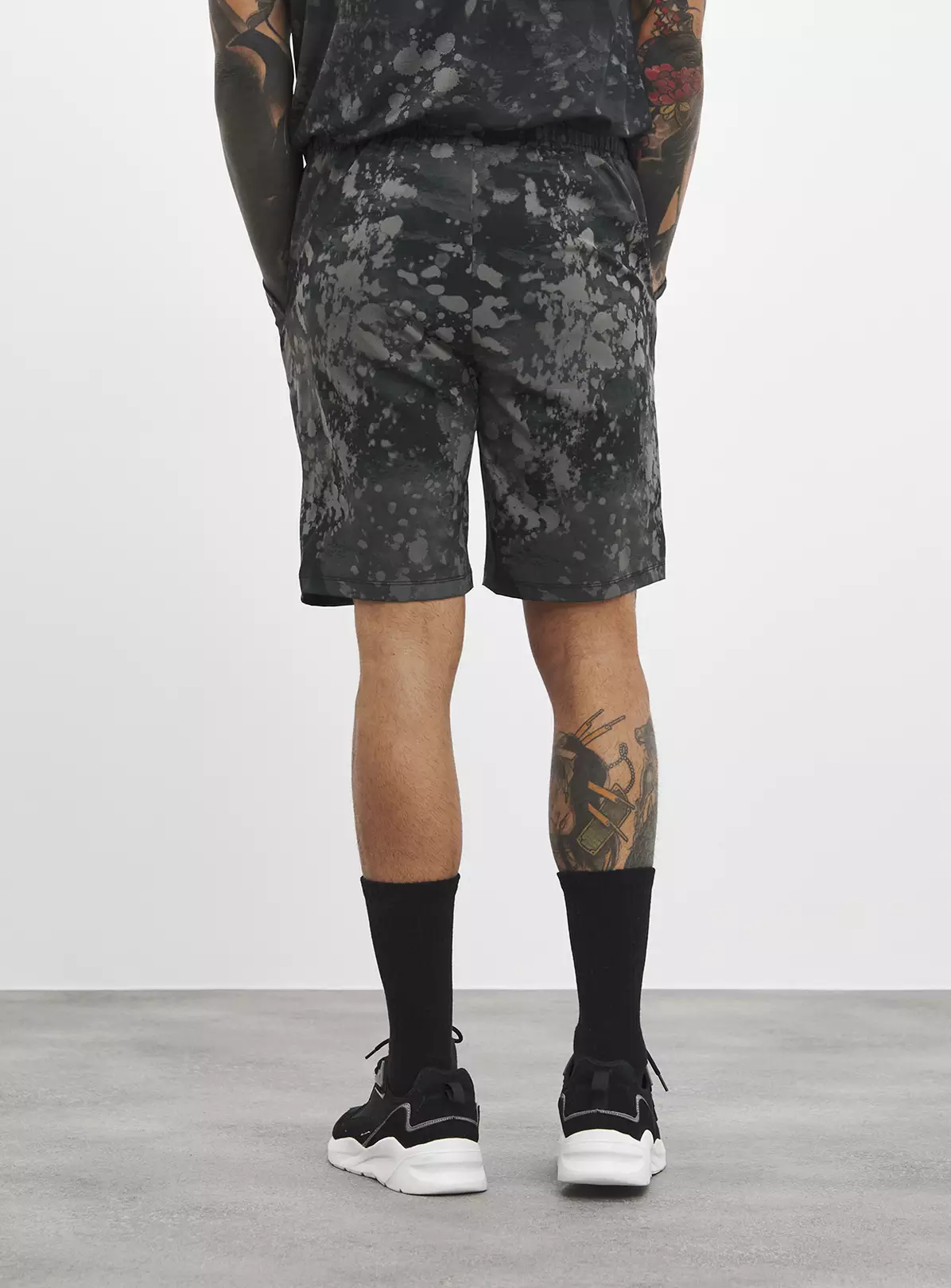 JACAMO Black Active Print Training Short 46/48 5 JACAMO Black Active Print Training Short 46/48 - Image 3