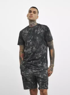 JACAMO Black Active Print Training T-Shirt Long XXXXXXL -The Sleek Ward Sales tuc143784412 Black R Z001A 1