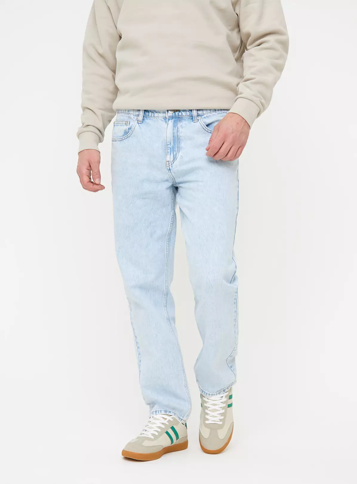 Light Denim Authentic Straight Leg Jeans42R 4 Light Denim Authentic Straight Leg Jeans42R - Image 2