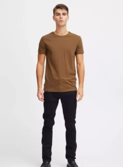 CASUAL FRIDAY Coffee Basic T-Shirt L -The Sleek Ward Sales tuc143951196 Brown R Z003A
