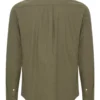 CASUAL FRIDAY Olive Cotton Long Sleeve Shirt XL -The Sleek Ward Sales tuc143953301 Khaki R Z005A