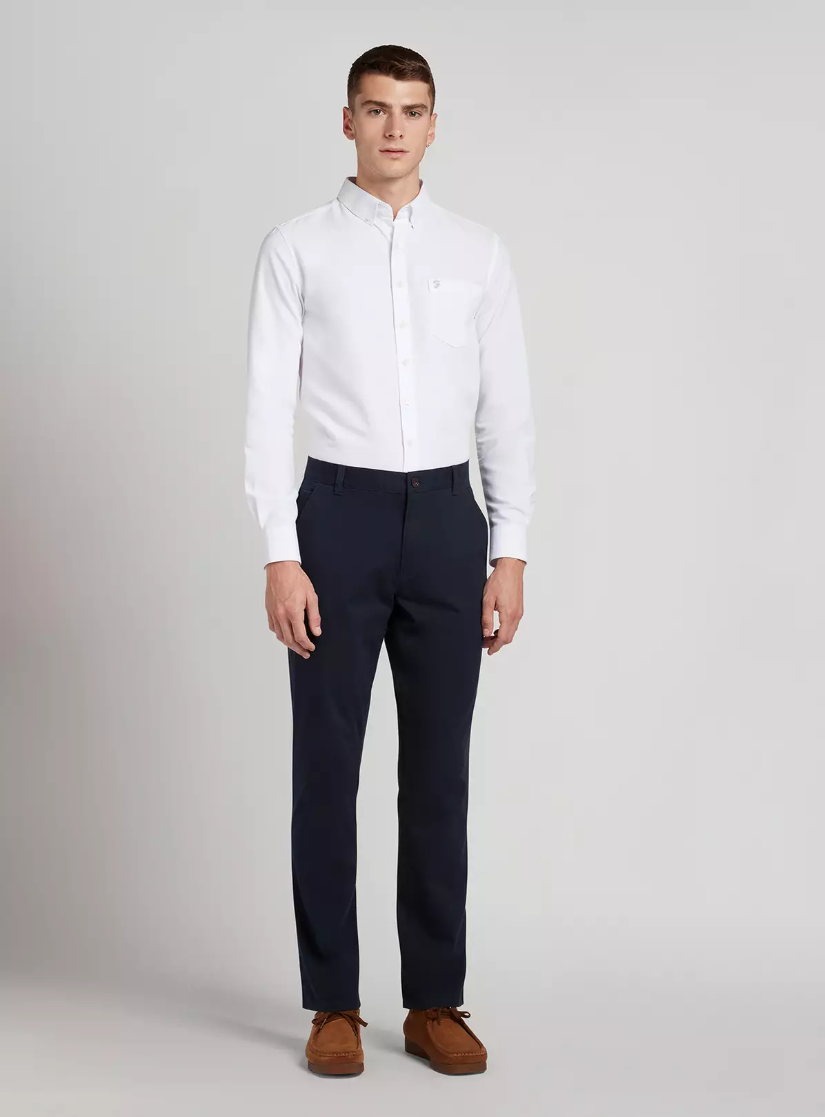 FARAH Lawson Str Twill Chino Navy 36 3 FARAH Lawson Str Twill Chino Navy 36