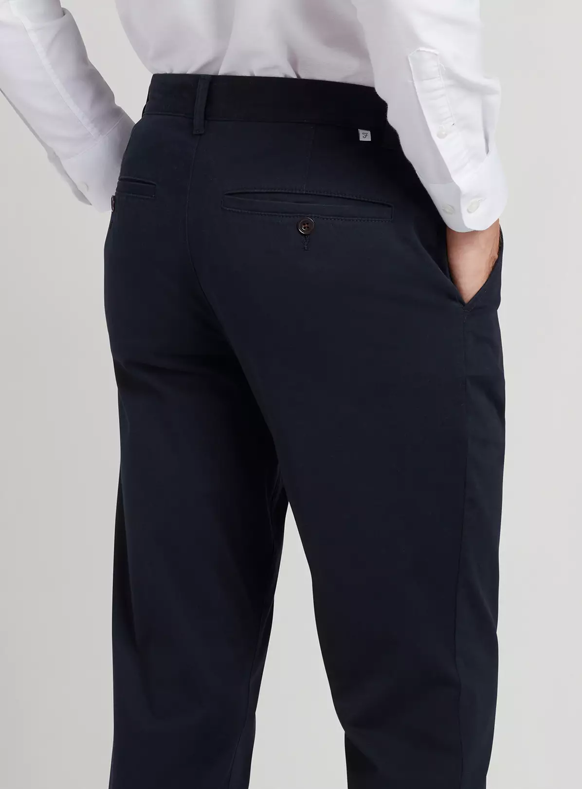 FARAH Lawson Str Twill Chino Navy 36 7 FARAH Lawson Str Twill Chino Navy 36 - Image 5