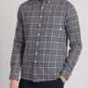 FARAH Boyle Check Shirt Grey XL -The Sleek Ward Sales tuc144011690 Grey R Z003A