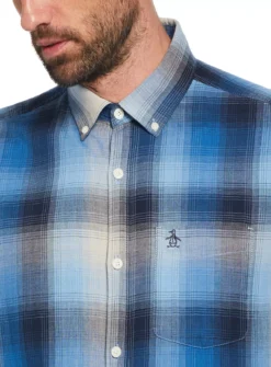 ORIGINAL PENGUIN Ls Cloth Plaid Shirt XL -The Sleek Ward Sales tuc144012836 Blue R Z002A