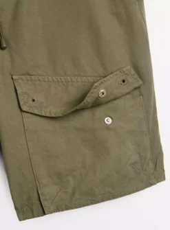 Khaki Cargo Pull On Shorts 32
