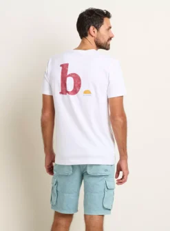BRAKEBURN Logo Tee S -The Sleek Ward Sales tuc144057284 White R Z002A