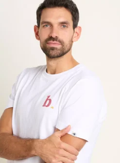 BRAKEBURN Logo Tee S -The Sleek Ward Sales tuc144057284 White R Z003A