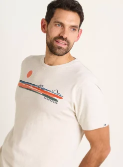 BRAKEBURN Painted Bike Tee L 9 BRAKEBURN Painted Bike Tee L -The Sleek Ward Sales tuc144059255 Cream R Z003A
