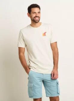 BRAKEBURN Palm Tee XL -The Sleek Ward Sales tuc144059298 Cream R Z001A