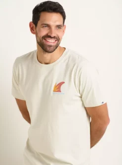 BRAKEBURN Palm Tee XL -The Sleek Ward Sales tuc144059298 Cream R Z005A