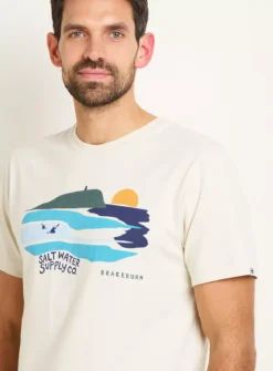 BRAKEBURN Bay Tee XXL -The Sleek Ward Sales tuc144098748 Cream R Z003A