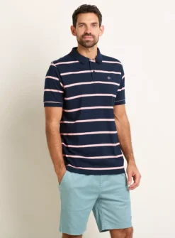 BRAKEBURN Stripe Polo XXL -The Sleek Ward Sales tuc144099492 Navy R Z001A