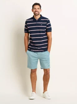 BRAKEBURN Stripe Polo XXL -The Sleek Ward Sales tuc144099492 Navy R Z004A