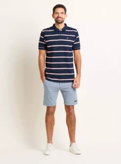 BRAKEBURN Stripe Chino Short 38 -The Sleek Ward Sales tuc144100086 Blue R Z004A
