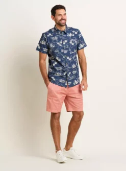 BRAKEBURN Harbour Shirt M -The Sleek Ward Sales tuc144100254 Navy R Z004A 1