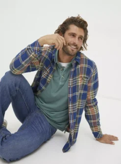 FATFACE Waddon Indigo Check Shirt XXXXL 9 FATFACE Waddon Indigo Check Shirt XXXXL -The Sleek Ward Sales tuc144133857 Navy R Z004A