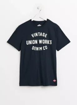 UNION WORKS Navy Salute Graphic T-ShirtXXL