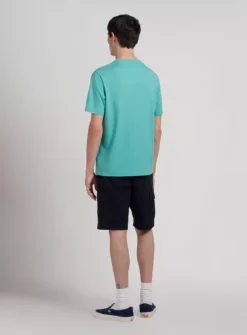 FARAH Eddie Short Sleeve Basic Tee Lake Green L 7 FARAH Eddie Short Sleeve Basic Tee Lake Green L -The Sleek Ward Sales tuc144205785 Green R Z002A 1