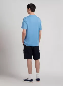 FARAH Eddie Short Sleeve Basic Tee Reef Blue XXL 7 FARAH Eddie Short Sleeve Basic Tee Reef Blue XXL -The Sleek Ward Sales tuc144205890 Blue R Z002A