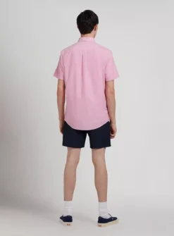 FARAH Drayton Short Sleeve Button Down Oxford Shirt XXL