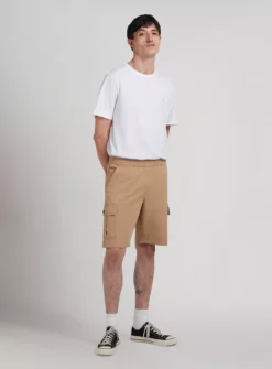 FARAH Crane Cargo Short Drawstring Waistband XXL 9 FARAH Crane Cargo Short Drawstring Waistband XXL -The Sleek Ward Sales tuc144206809 Beige R Z001A